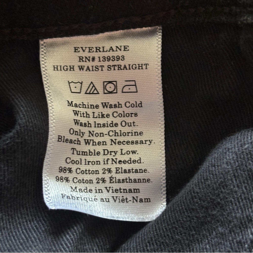 Everlane High Waist Straight Leg Jeans - Picture 6 of 7